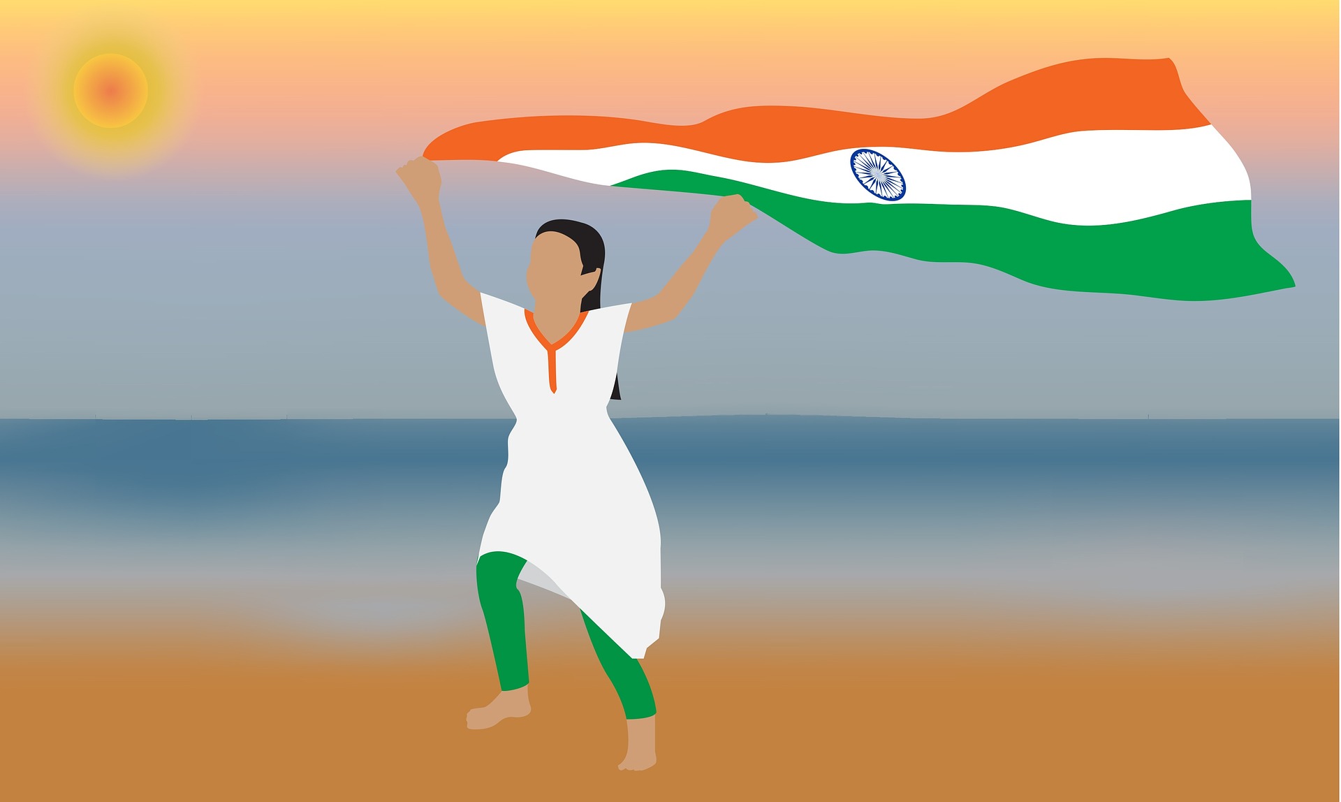 कई खण्ड पर एक देश का नारा है ।