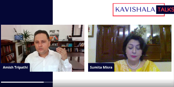 Author Amish in conversation with Sumita Misra [Kavishala Talks]